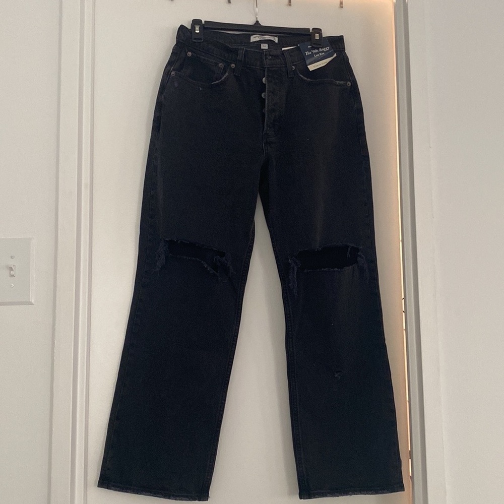 Curve Love 90s Baggy Jean in Black